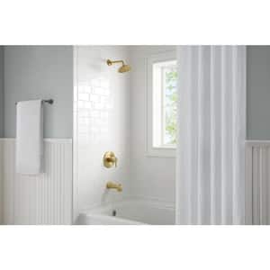 Dorind Single-Handle 1-Spray Tub and Shower Faucet in Matte Gold (Valve Included)