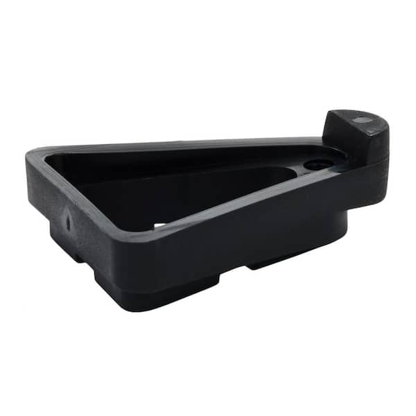The Plant Stand 2-1/4 in. w x 2-3/4 in. L Black Plastic Pot Toes (6-Pack)