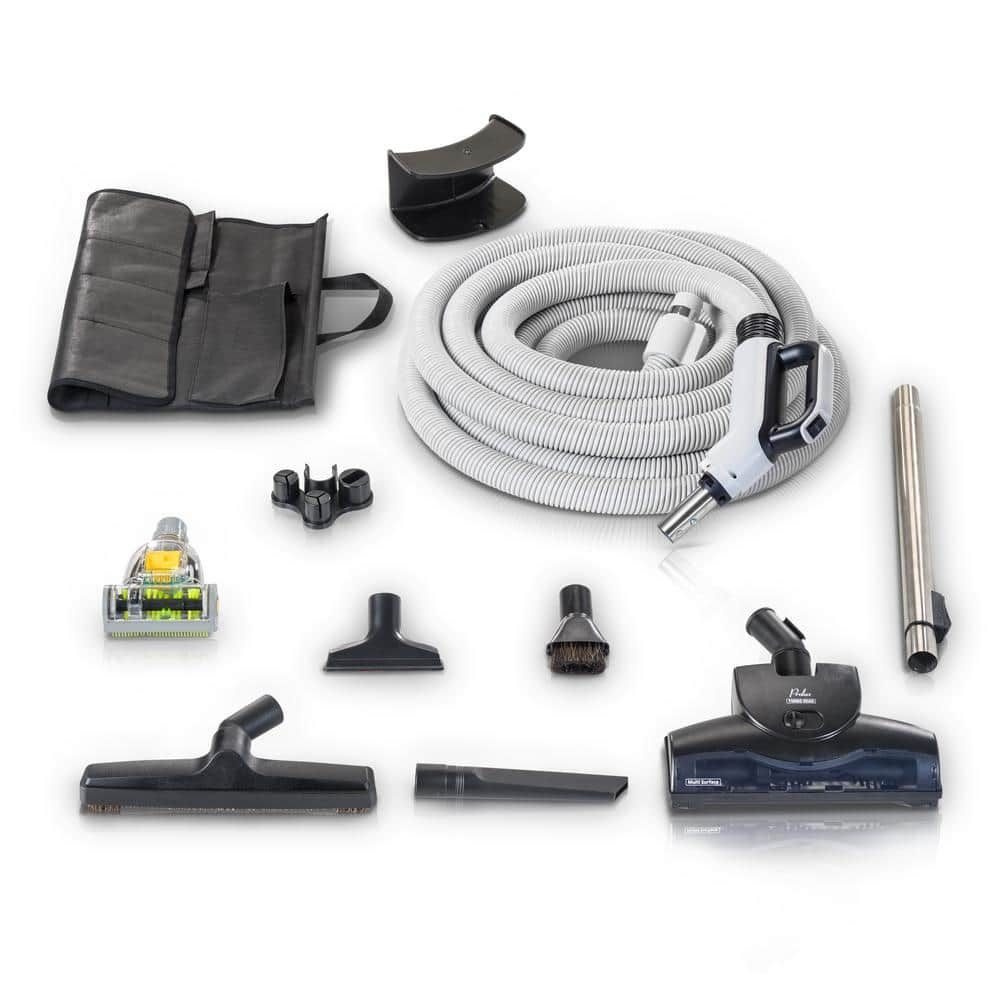 Prolux 30 ft. Central Vacuum Hose Kit with Turbo Nozzles-pltn30 - The ...