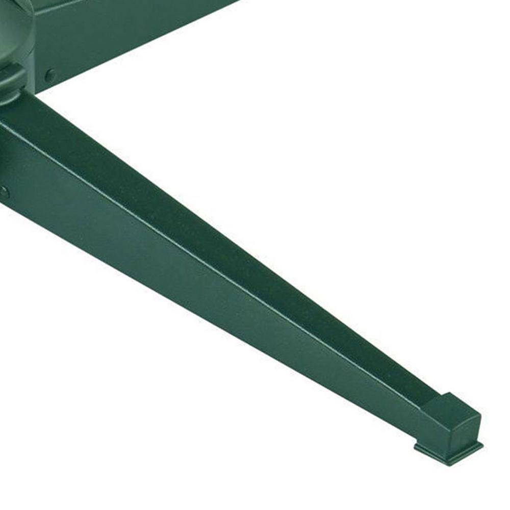 31-Inch Dark Green Metal Rotating Artificial Christmas Tree Stand