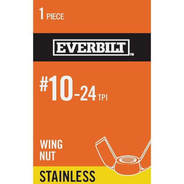 Everbilt #10-24 Stainless Steel Wing Nut
