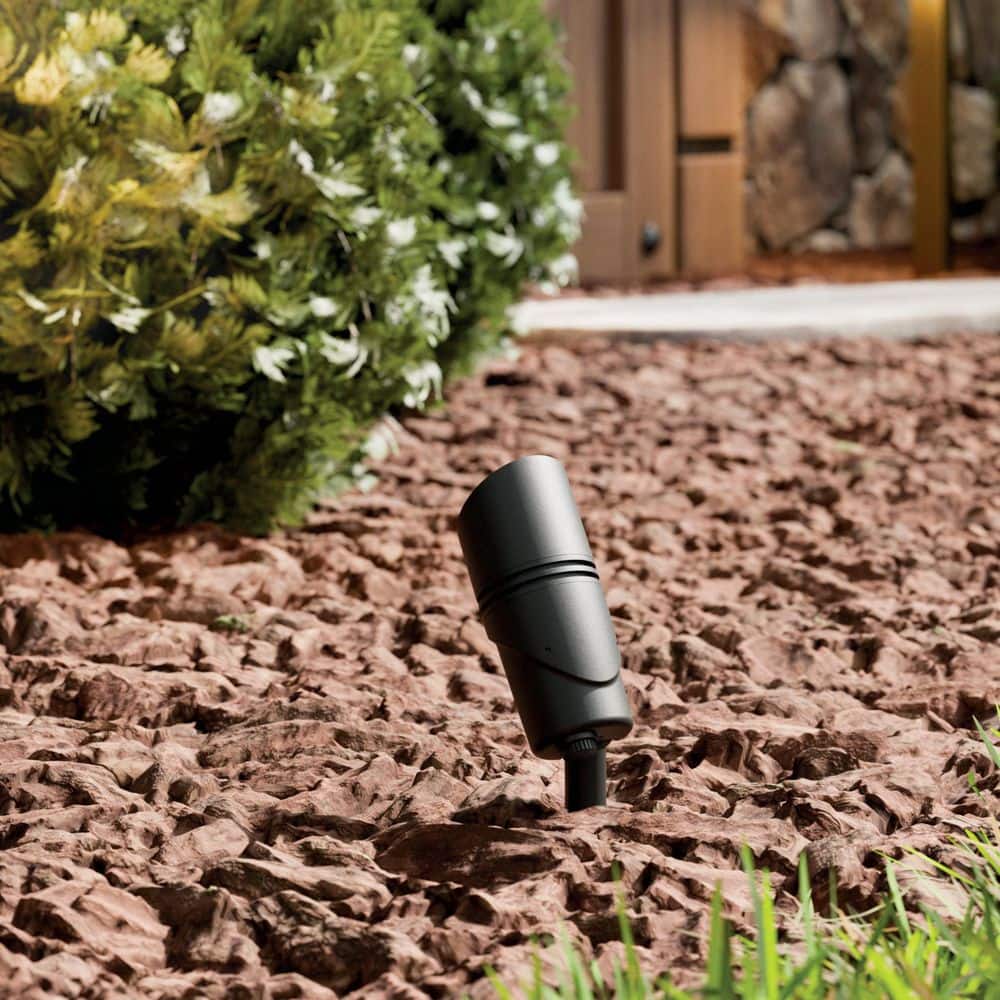 Varia Low Voltage Medium Adjustable Integrated Accent Light in Textured Black Weather Resistant Path Light price history on PriceWatchPro