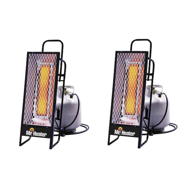 Mr. Heater 35000 BTU Radiant Propane Portable Work Job Site Heater (2-Pack)