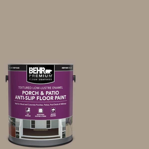 BEHR PREMIUM 1 gal. #N210-4 Espresso Martini Textured Low-Lustre Enamel Interior/Exterior Porch and Patio Anti-Slip Floor Paint