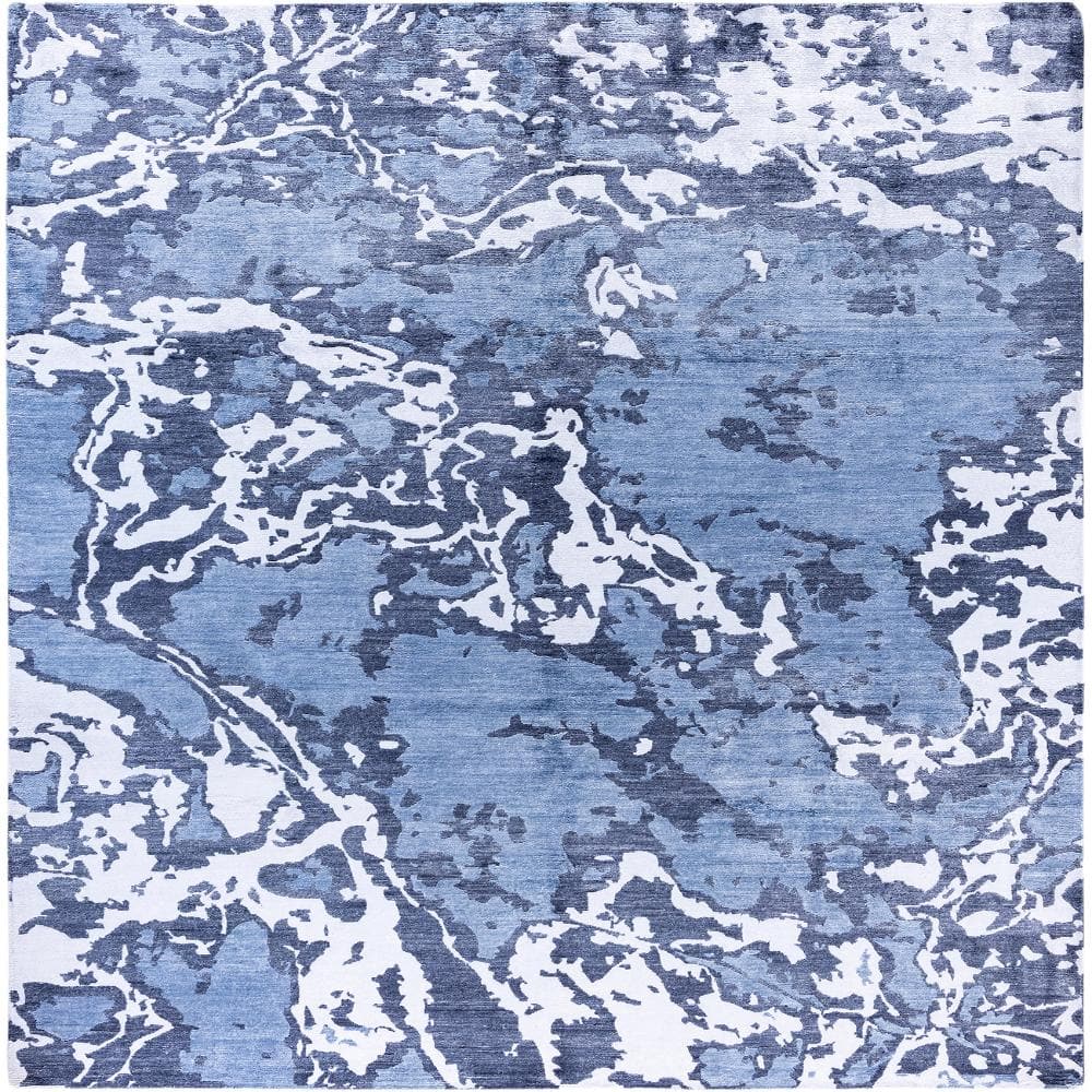 Modern-Contemporary Gray 8 X 10 Hand-Knotted Silk Indoor Area Rug price history on PriceWatchPro