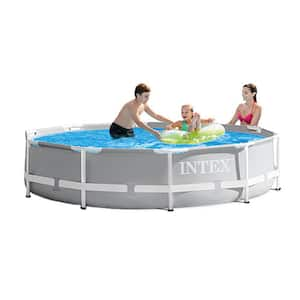 10 ft. x 30 in. Prism Frame Above Ground Swimming Pool and Maintenance Kit