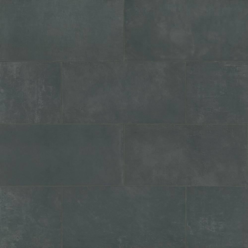 Sample-Wave 4 in. x 5 in. Honed Coal Porcelain Tile price history on PriceWatchPro