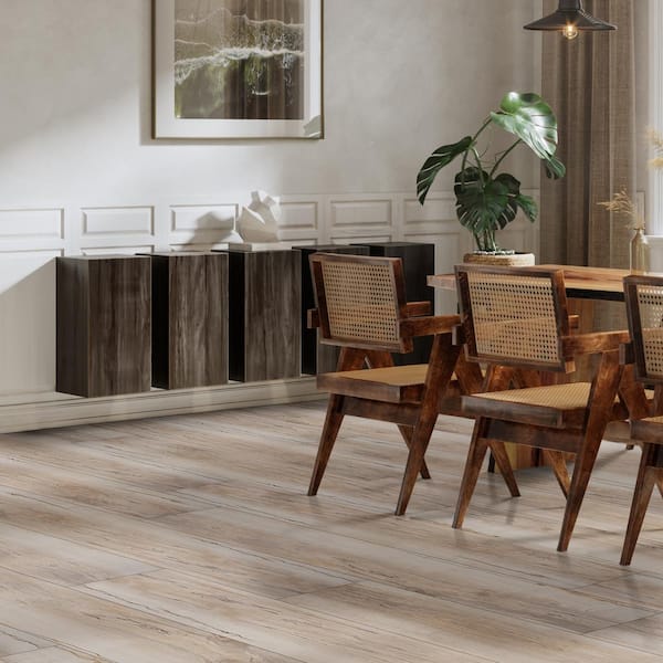Lifeproof Lasley Heights Oak Waterproof Hybrid Resilient Flooring - 19.6 sqft/case
