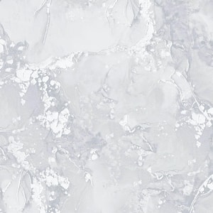 Grandin Marbled Grey Non Pasted Non Woven Wallpaper Sample