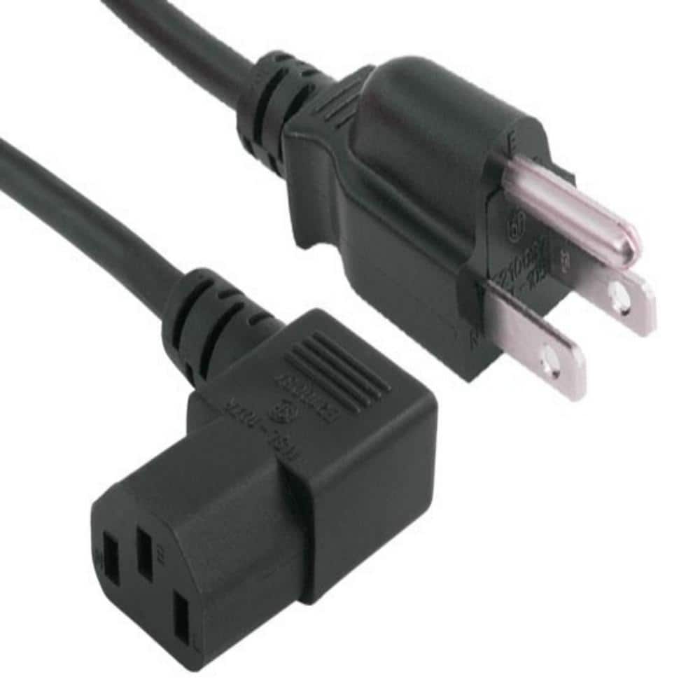 SANOXY 4 PACK of6 ft. Universal Right Angle Power Cord (NEMA 5-15P