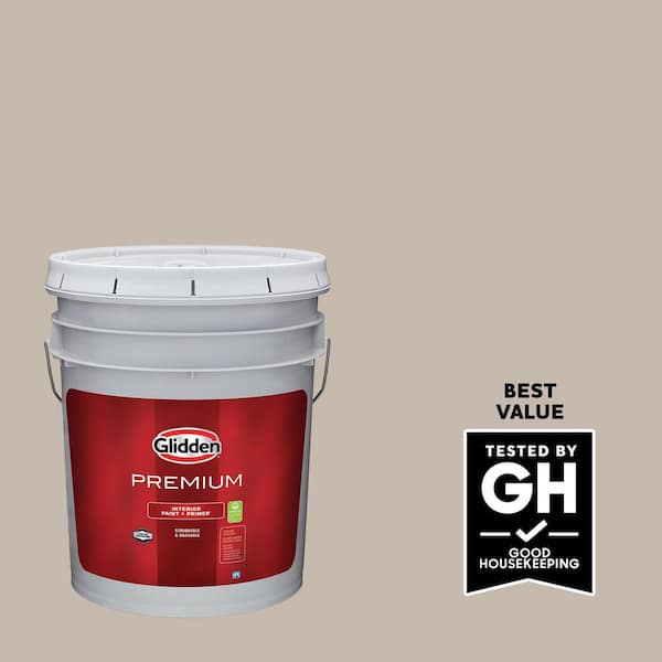 Glidden Premium 5 gal. PPG1019-3 Legendary Semi-Gloss Interior Latex Paint