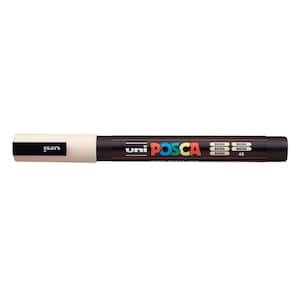 Uni Posca Paint Marker - Black, Fine, Bullet Tip, 0.9mm-1.3mm