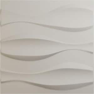 19 5/8 in. x 19 5/8 in. Thompson EnduraWall Decorative 3D Wall Panel, Satin Blossom White (Covers 2.67 Sq. Ft.)