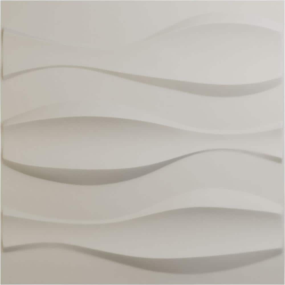 19 5/8 in. x 19 5/8 in. Thompson EnduraWall Decorative 3D Wall Panel, Satin Blossom White (12-Pack for 32.04 Sq. Ft.) price history on PriceWatchPro