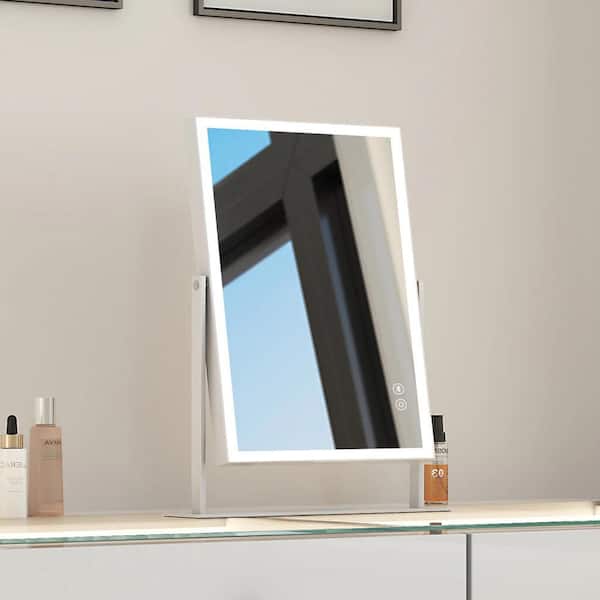 HOMLUX 14.5 in. W x 18.5 in. H Tabletop Rectangular Framed