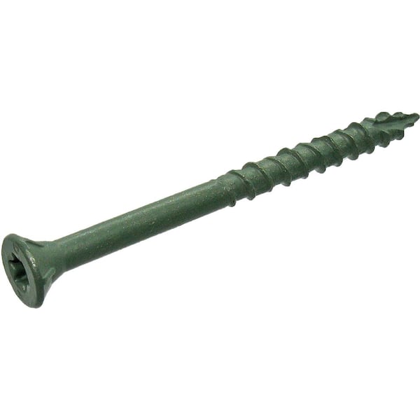 Decking screws Timber Pack of 100 Green *Top Quality! Anti-Corrosion 