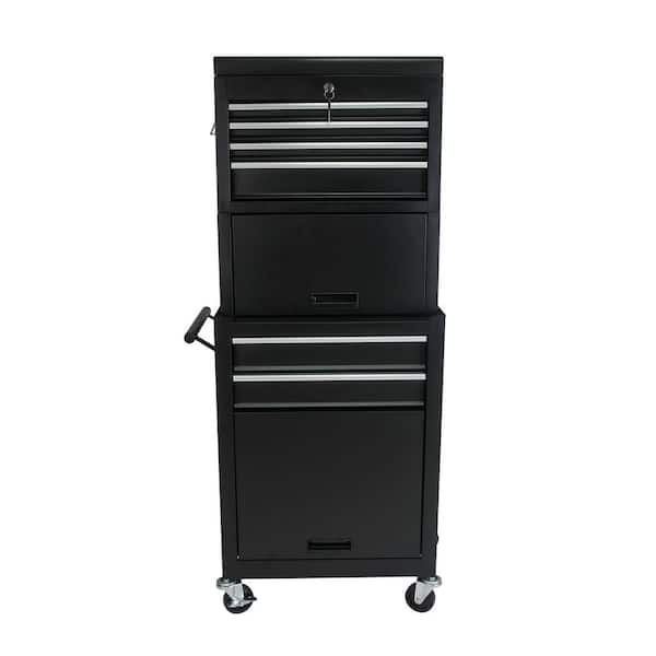 Damodpoy 13 in. Tool Cabinet on Wheels, 6-Drawer Lockable Rolling Tool Chest w/ 4 Universal Wheels