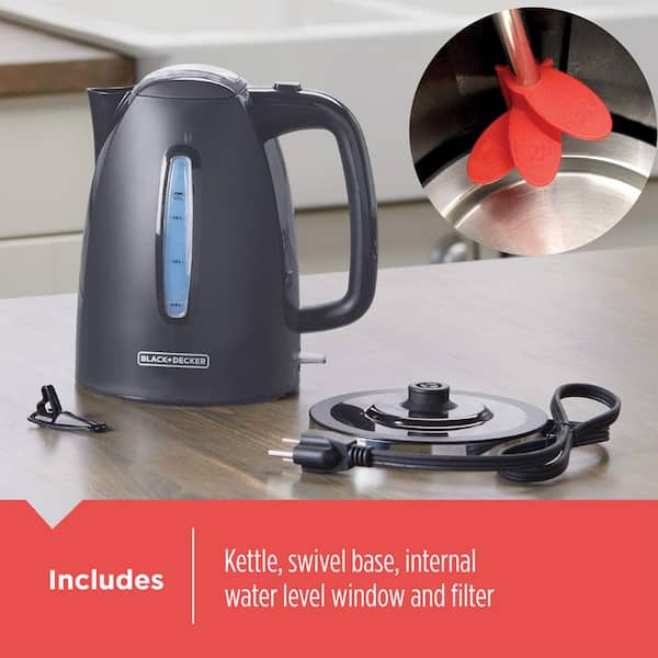 Hamilton Beach Red 7-Cup Cordless Electric Kettle in the Water Boilers &  Kettles department at