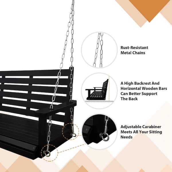 BeneLabel Tree Swing Rope, 240cm Hammock Strap Hanging Kit Polyester Extension String With Carabiner Beam Attachment For Hammock Chair Playground Set, Up To 2500lbs, 10mm Diameter, Blue
