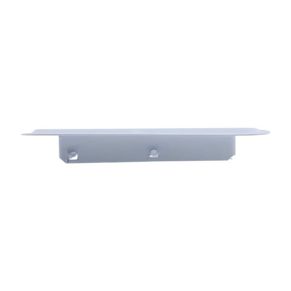 White Steel Floor Register with Smooth Glide Technology