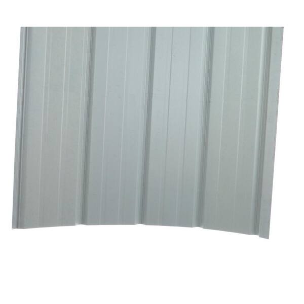 Gibraltar Building Products 8 ft. SM-Rib Galvanized Steel 29-Gauge Roof  Panel in Light Stone 04908 - The Home Depot