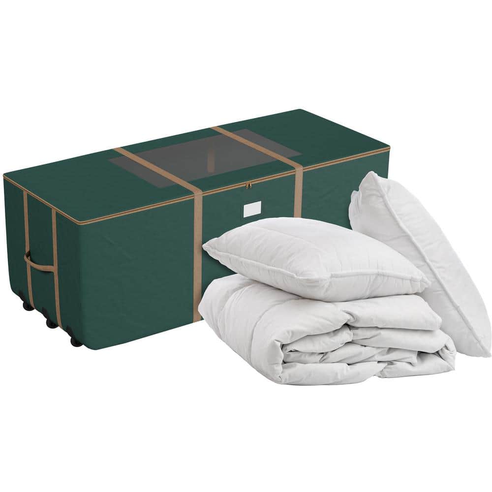Green Rolling Christmas Tree Storage Bag with Reinforced Handles