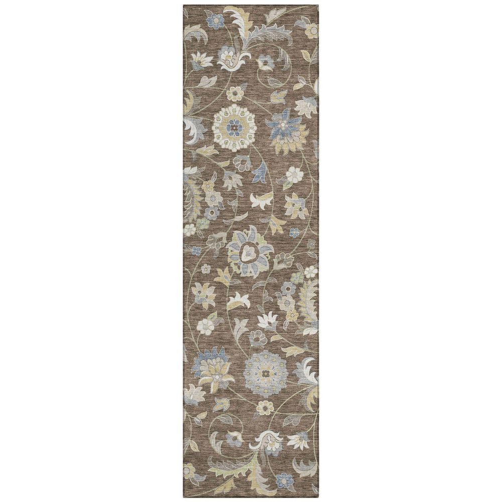 Chantille Machine Washable Indoor/Outdoor Abstract ACN1006 Chocolate 2 ft. 3 in. x 7 ft. 6 in. Area Rug price history on PriceWatchPro