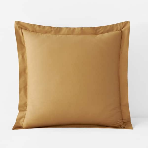 Company Cotton Amber Cotton Percale Euro Sham
