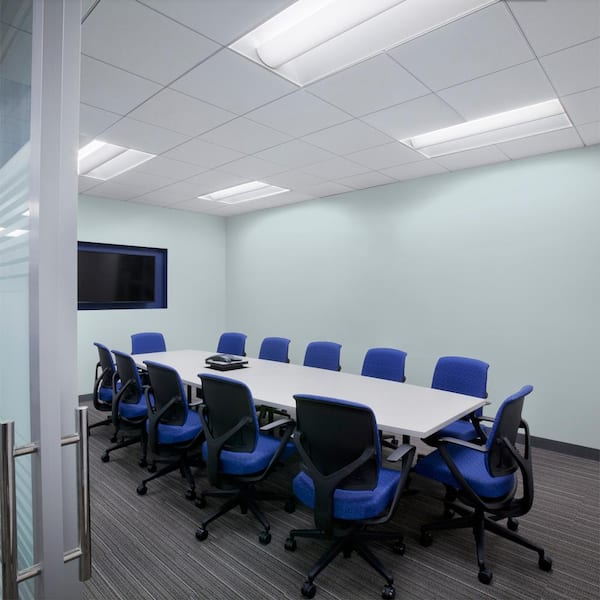 5 gal. #N480-1 Light Drizzle Dead Flat Interior Paint