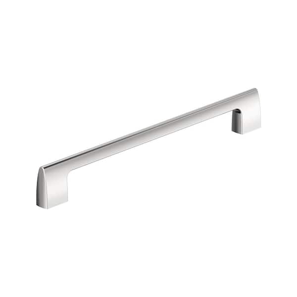 Riva 10-1/16 in. (256mm) Center-to-Center Polished Chrome Bar Cabinet Pull