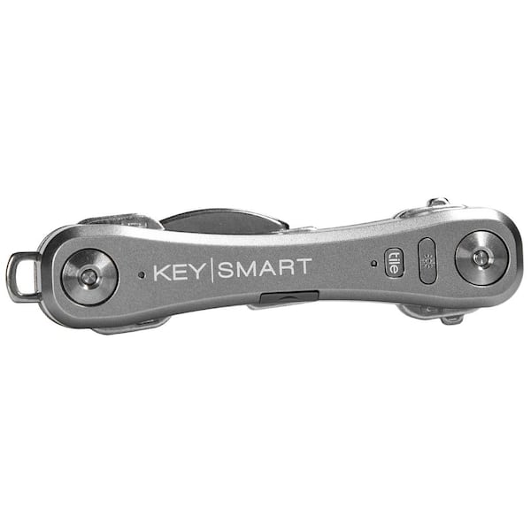 KeySmart Pro Compact Multiple Key Holder with Tile Smart Location in Slate