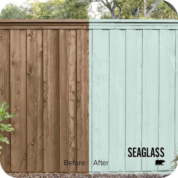 1 gal. #HDC-CT-26A Seaglass Solid Color House and Fence Exterior Wood Stain