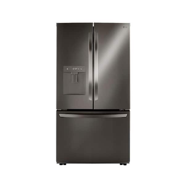 LG 29 cu. ft. French Door Refrigerator w/Multi-Air Flow and SmartPull Handle Printproof Black Stainless Steel, ENERGY STAR