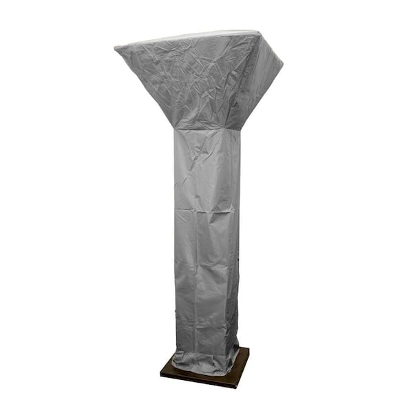 AZ Patio Heaters 92 in. Heavy Duty Silver Square Commercial Heater Cover for 35 in. Square Shield