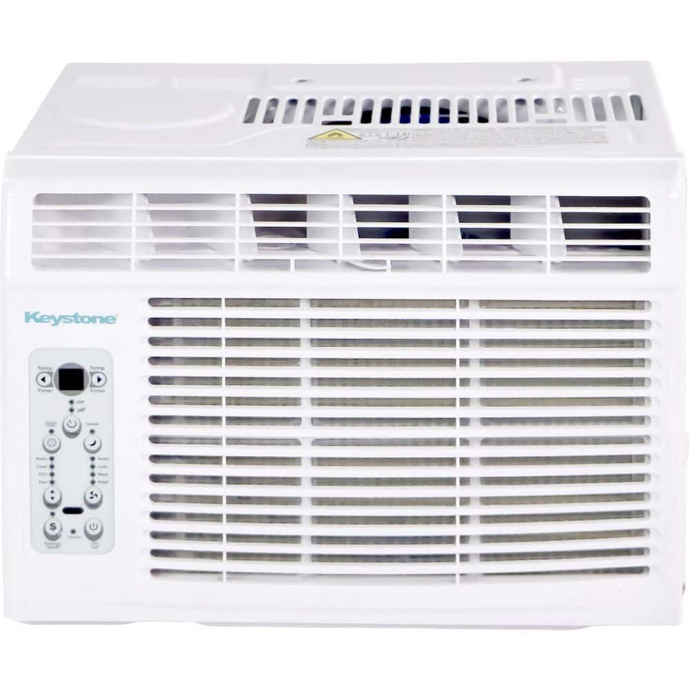 Efficient 5,000 BTU White Window Air Conditioner with Remote Control