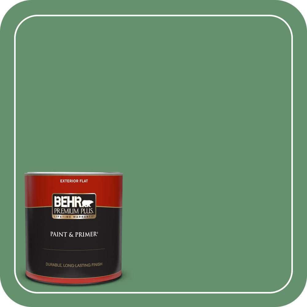 1 qt. #M410-6 Turtle Creek Flat Exterior Paint & Primer price history on PriceWatchPro