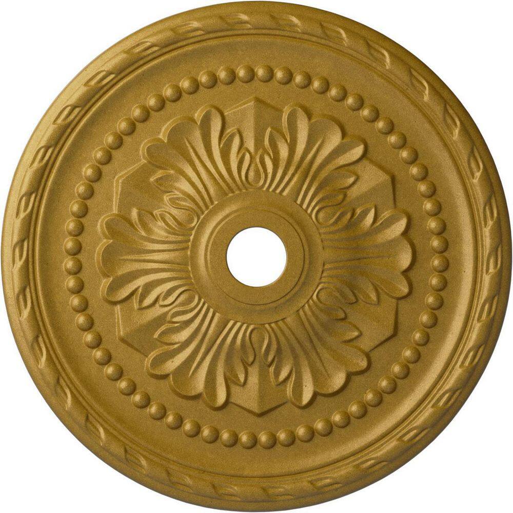 Pharaohs Gold 31.5" Polyurethane Ceiling Medallion