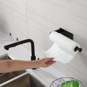 HUFEEOH Paper Towel Holder Under Cabinet Wall Mount for