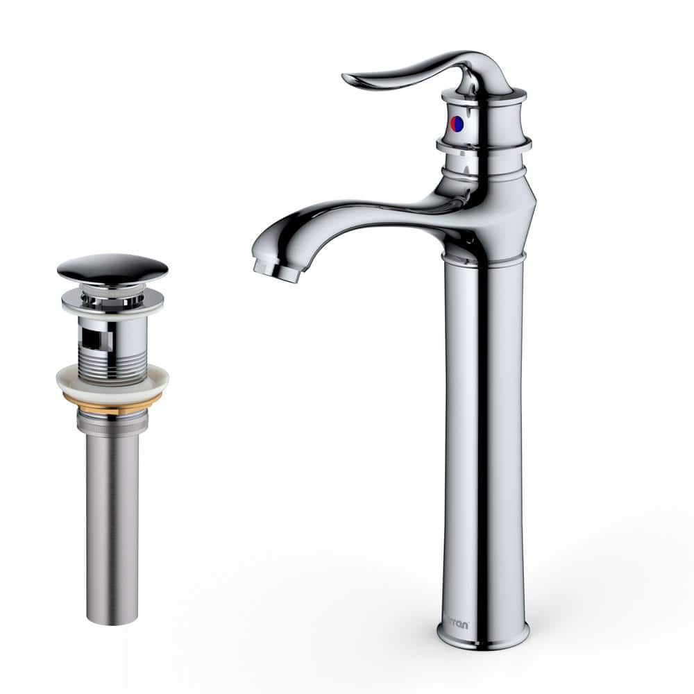Dartford Chrome Single Handle Vessel Bathroom Faucet