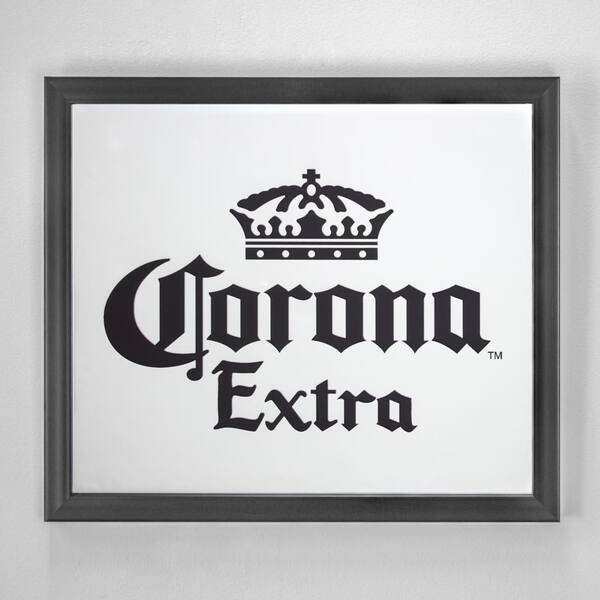American Art Decor Corona Extra Black 15in W x 13in H Modern