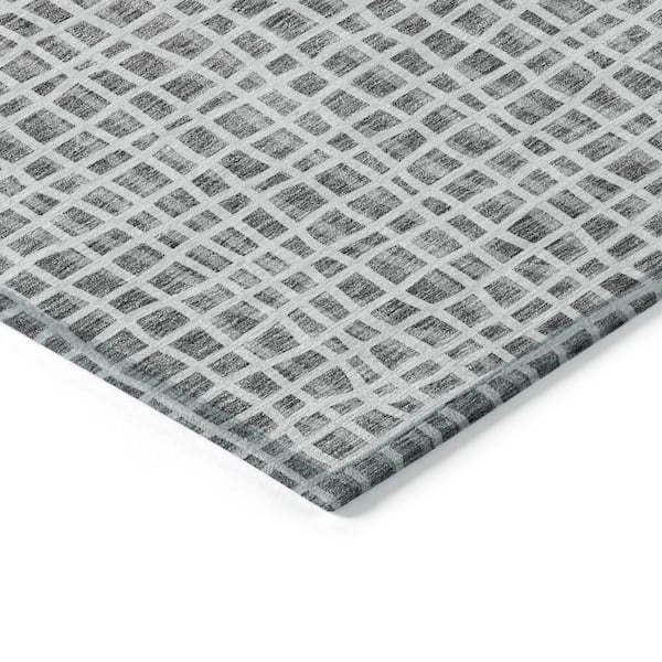 Chantille Machine Washable Indoor/Outdoor Abstract ACN729 Gray 8 ft. x 10 ft. Area Rug