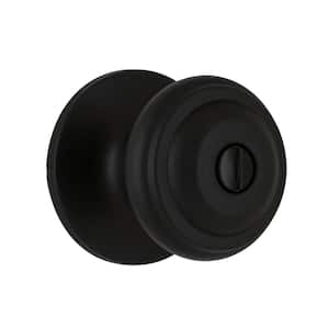 Mulholland Matte Black Privacy Bed/Bath Door Knob