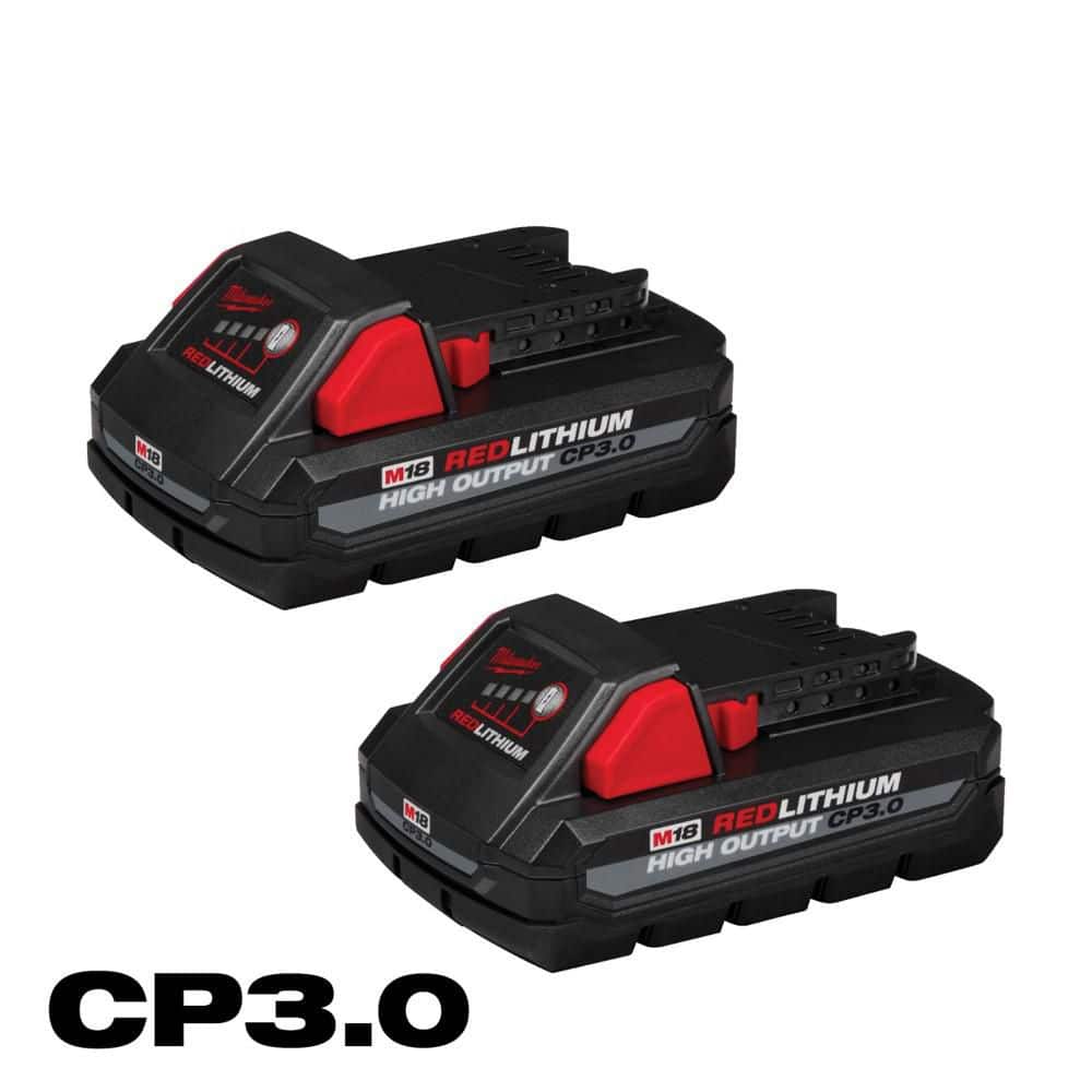 UPC 045242541355 product image for M18 18V Lithium-Ion HIGH OUTPUT CP 3.0Ah Battery Pack (2-Pack) | upcitemdb.com