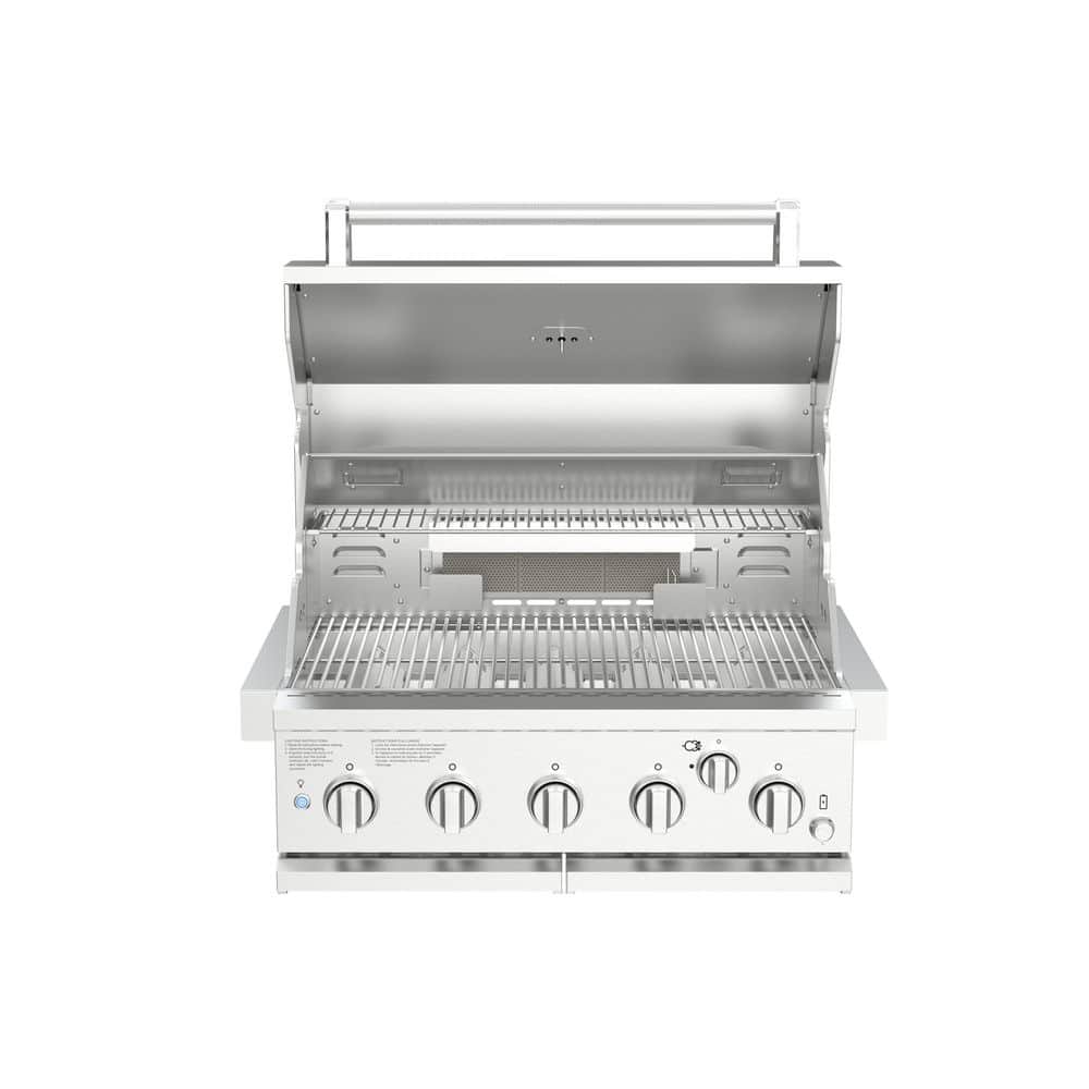 Spire 30" Stainless Steel 5-Burner Built-in Gas Grill