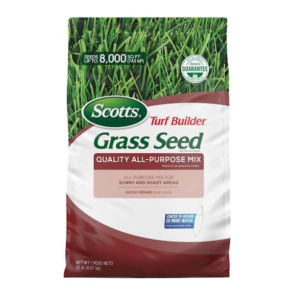 Scotts 20 lbs. Turf Builder Grass Seed Quality All-Purpose Mix
