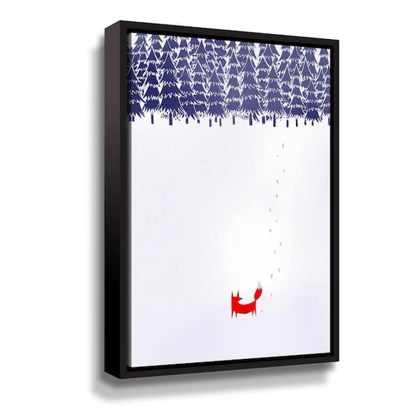 ArtWall 'Alone in the forest' by Robert Farkas Framed Canvas Wall Art