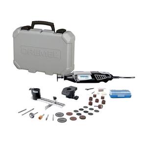 4000 Series 1.6 Amp Variable Speed Corded Rotary Tool Kit with 30 Accessories, 2 Attachments and Carrying Case