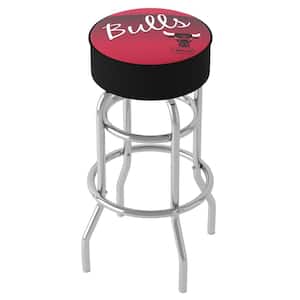 Chicago Bulls Hardwood Classics 31 in. Red Backless Metal Bar Stool with Vinyl Seat