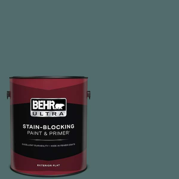 BEHR ULTRA 1 gal. #PPU12-02 Sequoia Lake Flat Exterior Paint & Primer