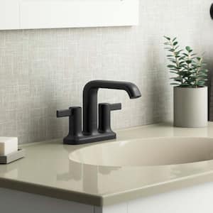 Black - Centerset Bathroom Faucets - Bathroom Sink Faucets - The 